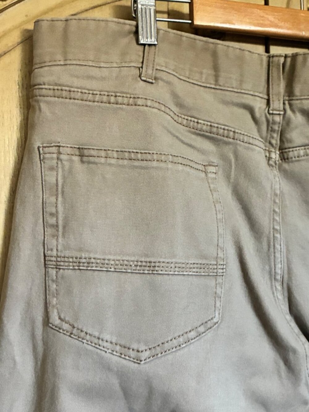 Iron Co Mens Burlap Brown Casual Pants Size 38x30 Cotton & Spandex Blend Comfort - Picture 11 of 16